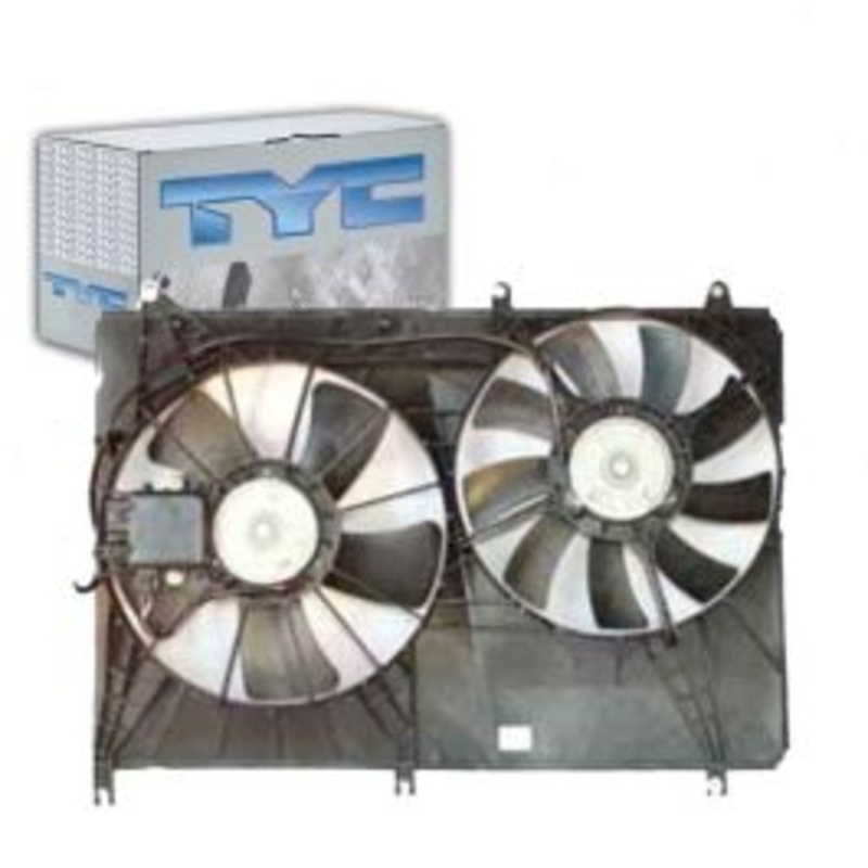 TYC 621640 Dual Radiator & Condenser Fan Assembly