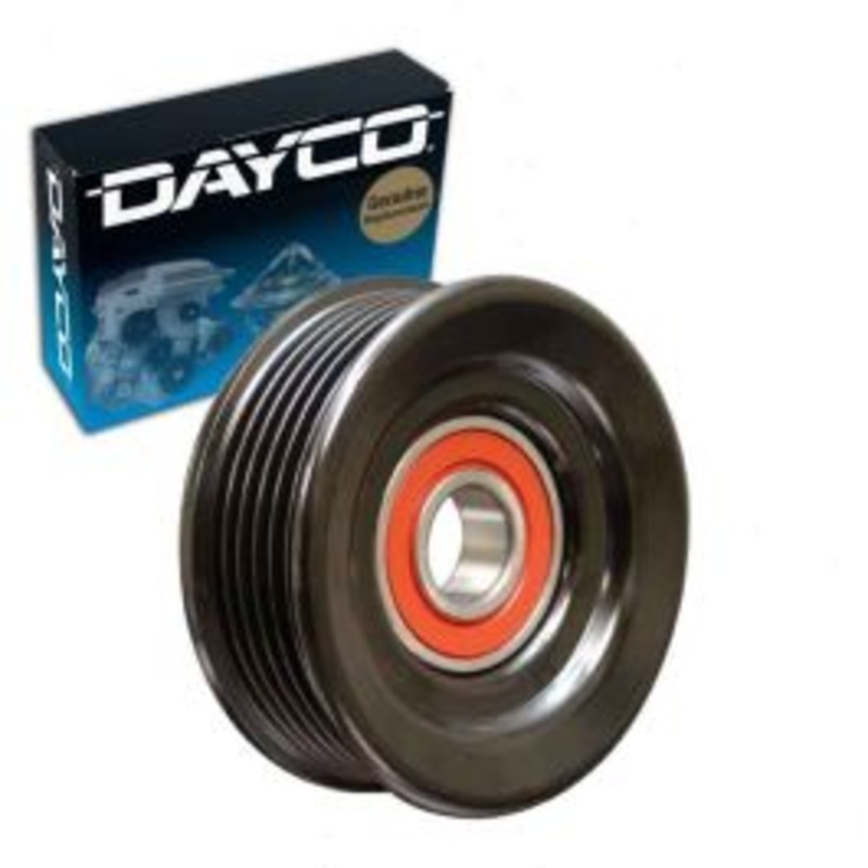 Dayco Grooved Pulley Drive Belt Idler Pulley for 2005-2007 Ford F-250 Super Duty 6.0L V8