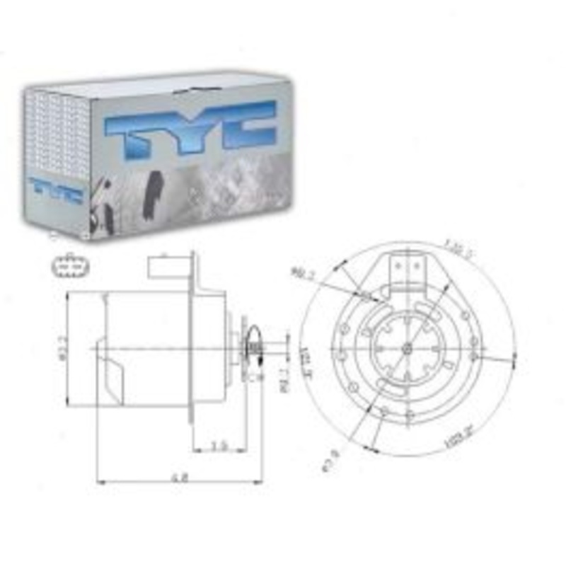 TYC Left Engine Cooling Fan Motor for 1997-1999 Pontiac Trans Sport