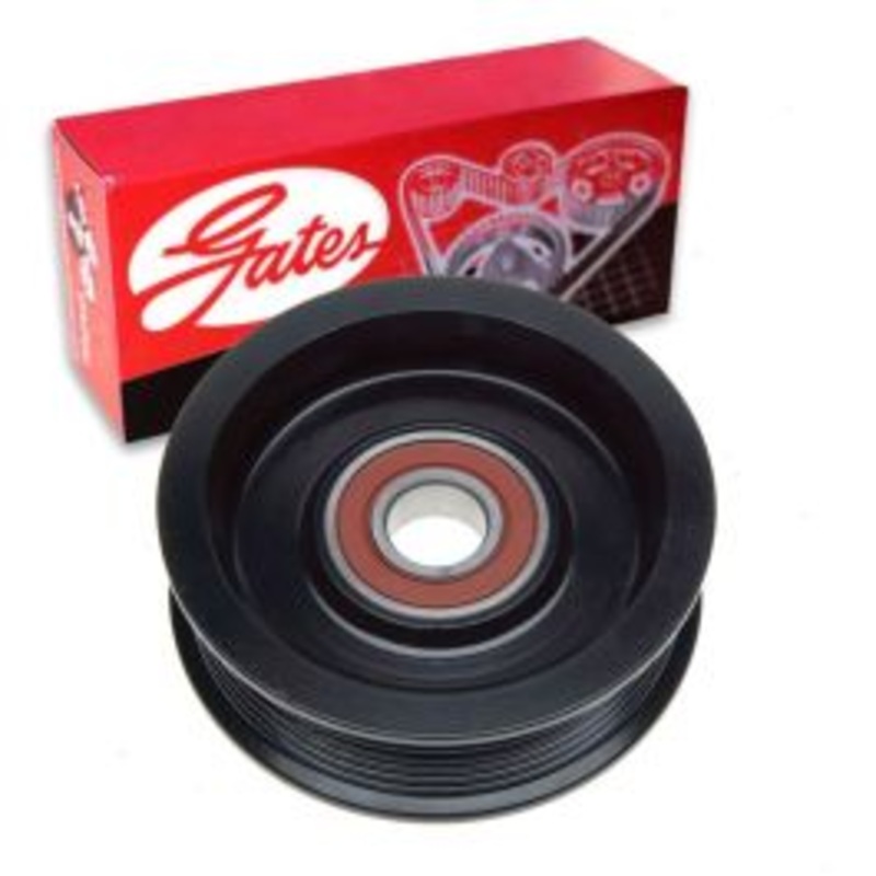 Gates DriveAlign Grooved Pulley Drive Belt Idler Pulley for 2006-2016 GMC Savana 2500 6.6L V8