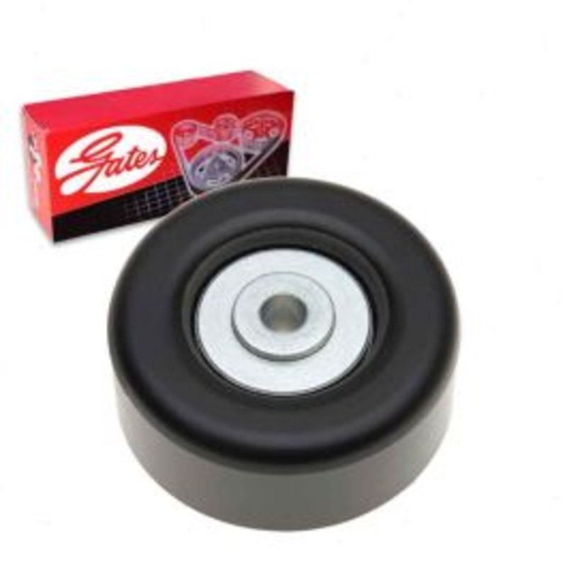 Gates DriveAlign Smooth Pulley Drive Belt Idler Pulley for 2006-2013 GMC Savana 3500 6.6L V8