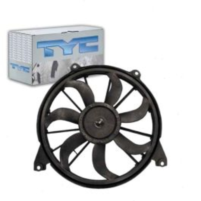 TYC Dual Radiator & Condenser Fan Assembly for 2009-2016 Dodge Journey 2.4L 3.5L 3.6L L4 V6