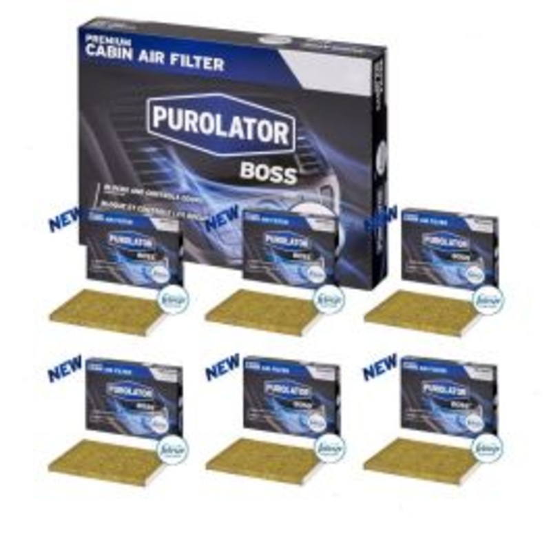 6 pc Purolator BOSS PBC25864 Cabin Air Filters