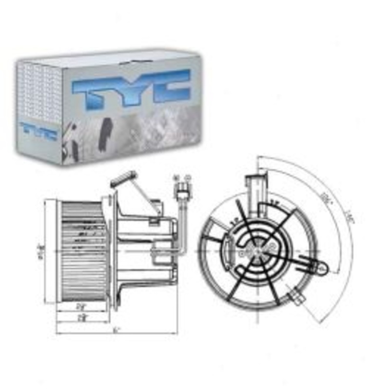 TYC Front HVAC Blower Motor for 2010 Mercedes-Benz E63 AMG