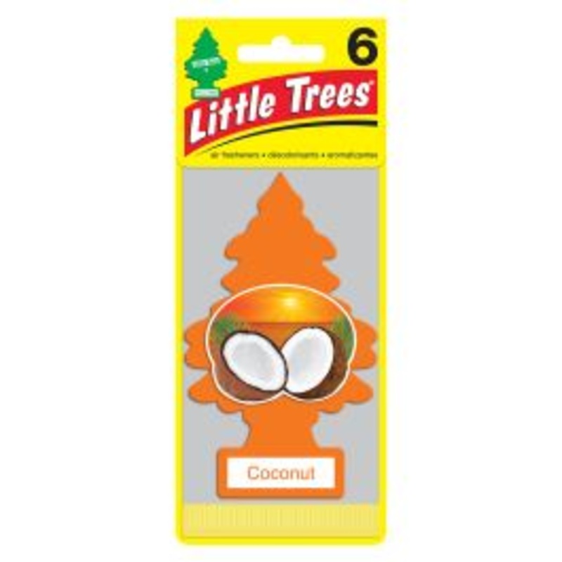 Little Trees Coconut Air Freshener Scent Home Car 6-12-24-48-96-144 pc