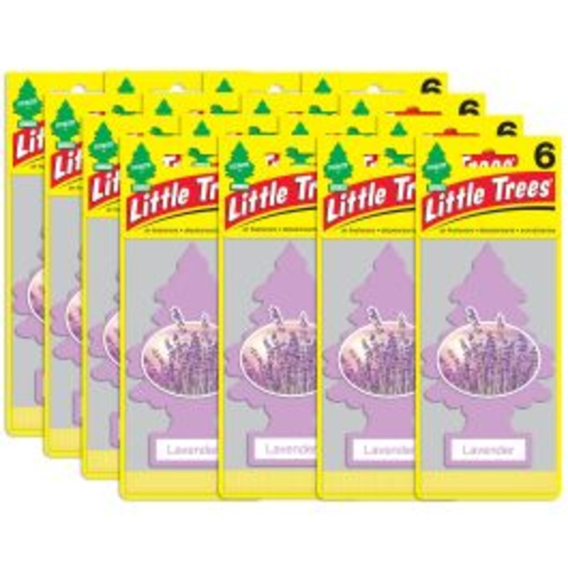 Little Trees Lavender Air Freshener for Car and Home - 96 pack