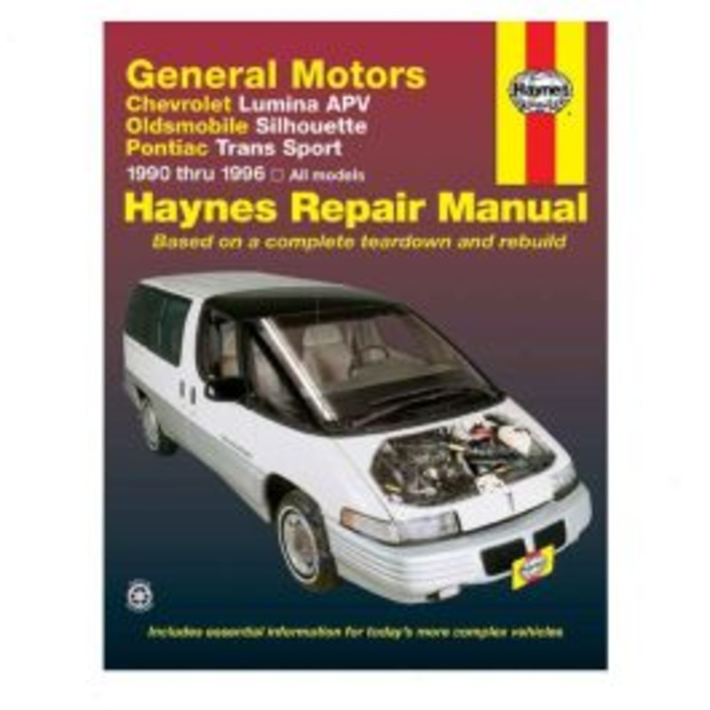 Haynes Repair Manual for 1990-1996 Oldsmobile Silhouette