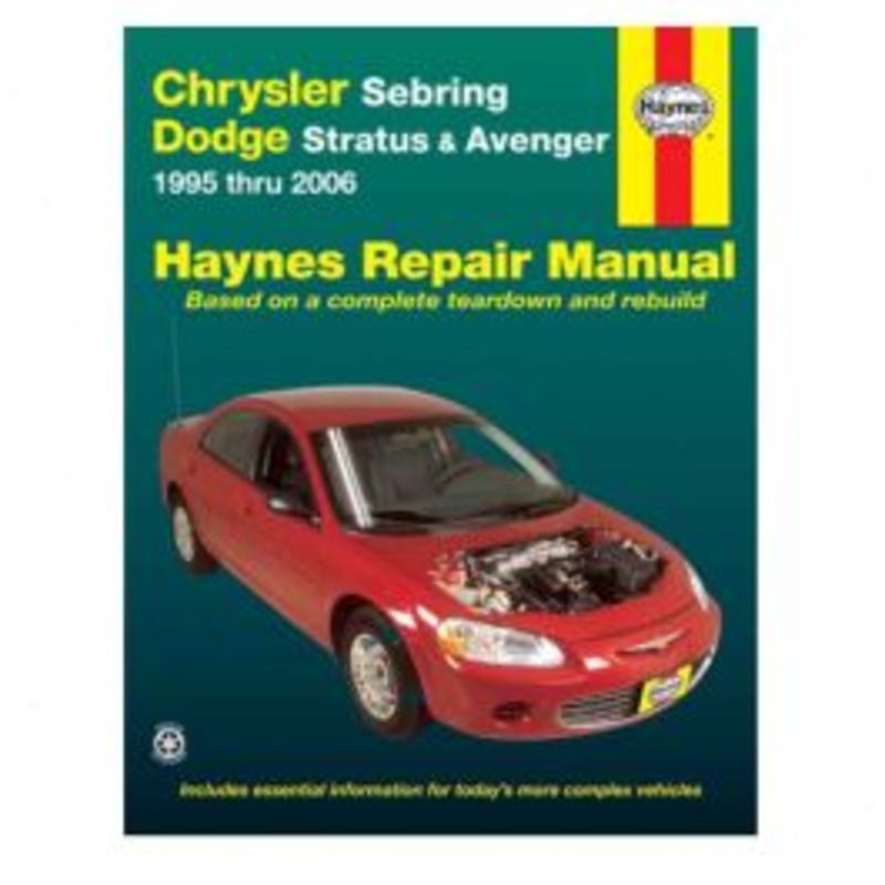 Haynes Repair Manual for 1995-2000 Dodge Avenger