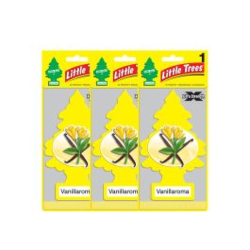 Little Trees X-tra Strength Vanillaroma Large Air Freshener - 3 pack