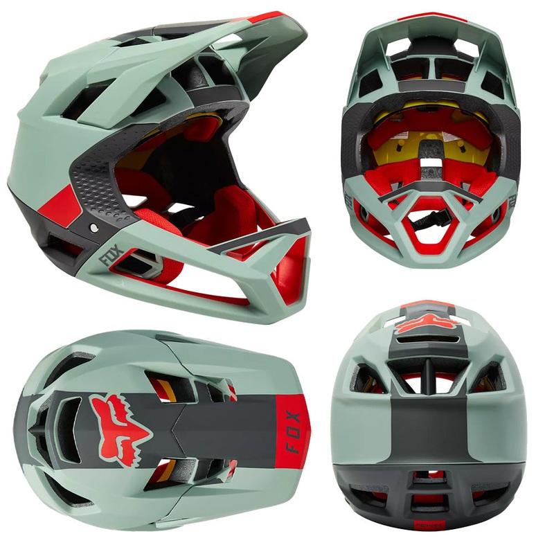 Fox Proframe MIPS Helmet - XL - Blocked Eucalyptus