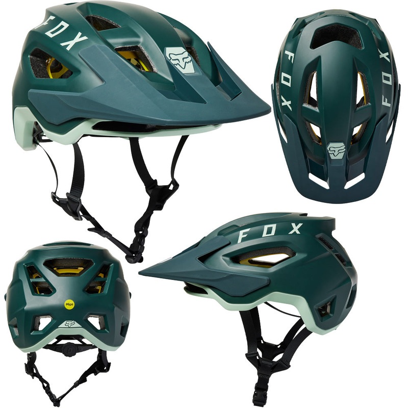 Fox Speedframe MIPS Helmet - S - Emerald