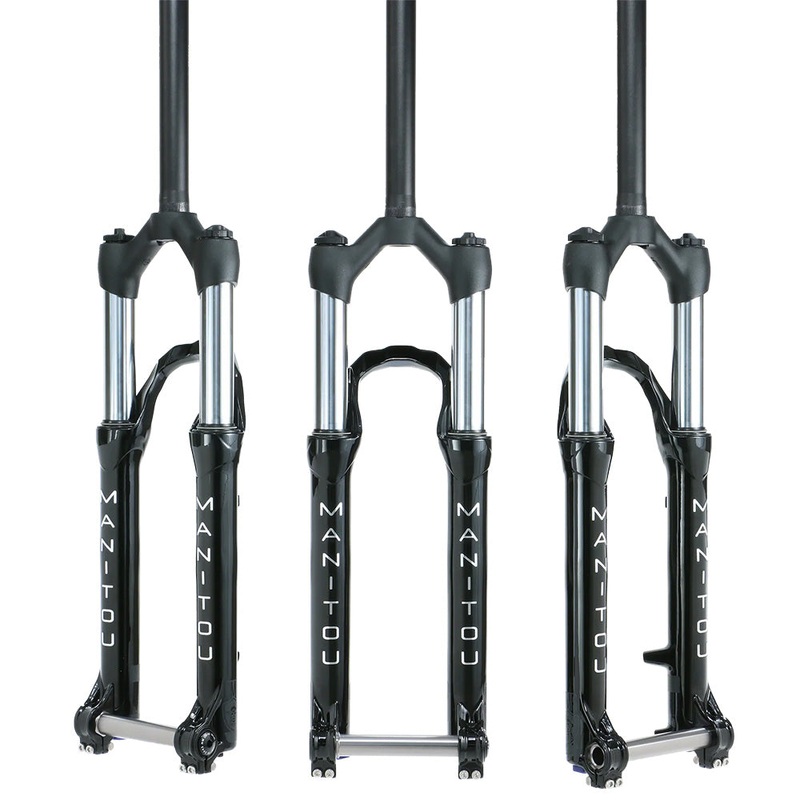 Manitou Circus Comp Fork - Black - 20x110mm - Bolt Up - 41mm - 100mm - 1 1-8th Inch - 26 Inch