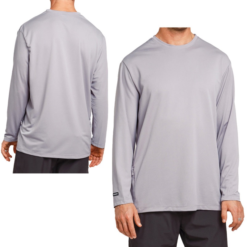 Norman MTB Men's Bamboo Long Sleeve Gravity Jersey - L - Grey